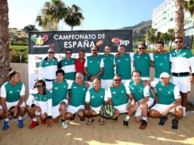 Andalucía se sube al podio del Nacional de pádel por autonomías de veteranos