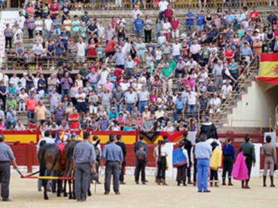 Éxito artístico y de público en la primera clase práctica de la Feria de Hogueras