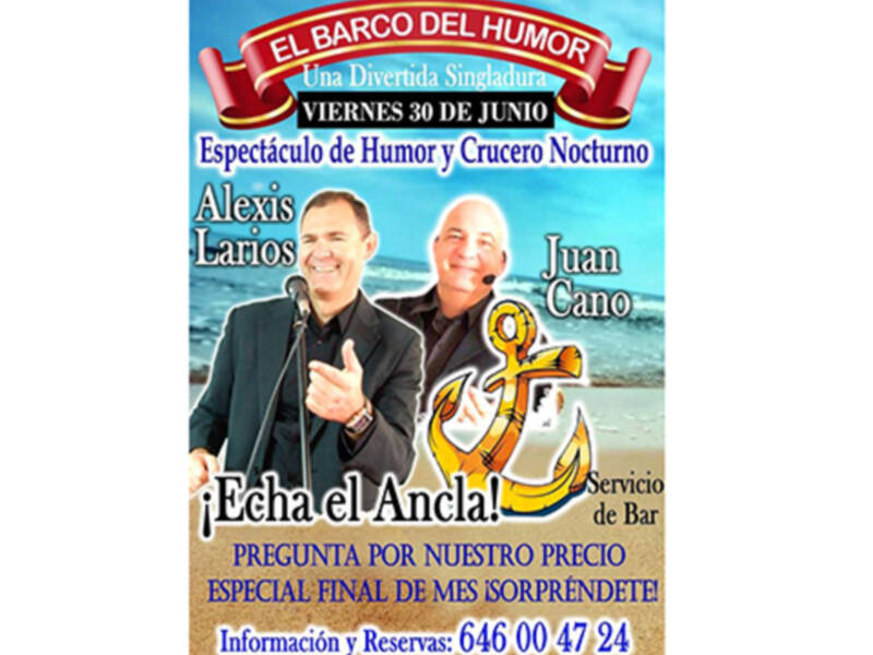 El Barco del Humor, espectáculo y crucero octurno