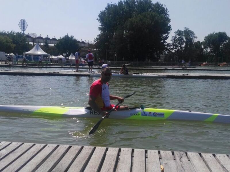 Javier Reja busca el doblete en el Campeonato de Europa de piragüismo adaptado
