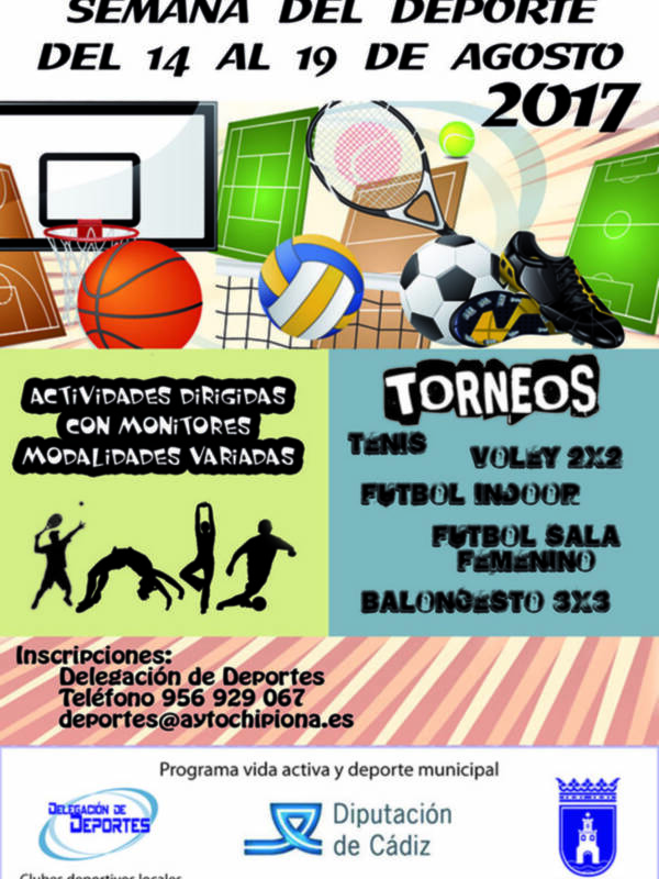 Abiertas las inscripciones para la Semana del deporte, que busca la convivencia y el intercambio de experiencias entre deportistas