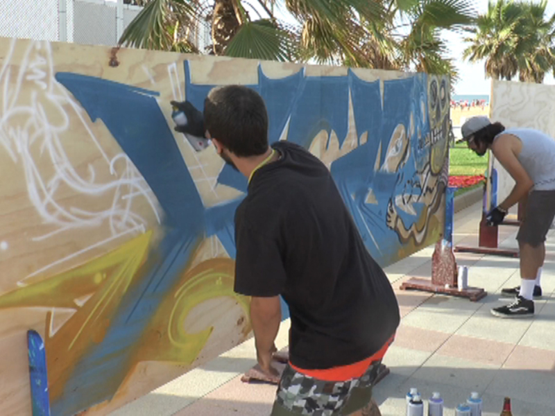 Summer Festival se convirtió el sábado en una cita para los jóvenes con el hip hop y el arte urbano como protagonistas