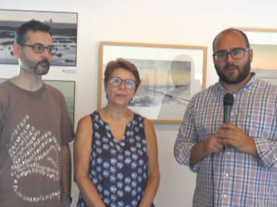 La sala del Castillo acoge la exposición 'Acuagrafías y fotorelas' de Carmen Sánchez y Jorge Burgos