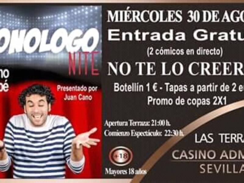 Monólogos y chistes con Juancho Bernabé en Sevillla