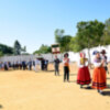 La Patrona de Cantabria procesionó por la cede  social y regional de Sevilla.