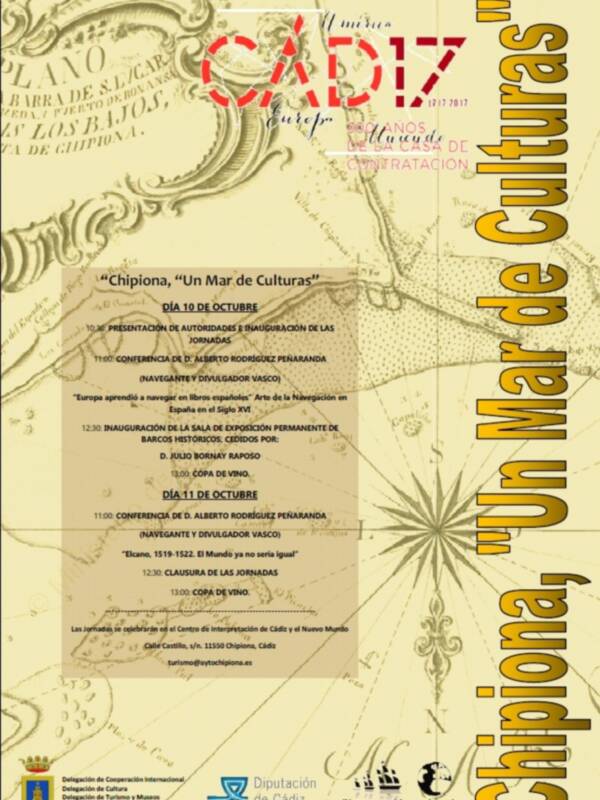 El Castillo acoge hoy y mañana miércoles las jornadas 'Chipiona, un mar de culturas' por el Tricentenario de la Casa de Contratación