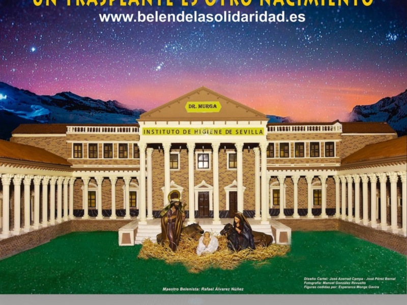 La Asociación Belén de la Solidaridad  y las Asociaciones de Trasplantados de Sevilla  organizan la 16ª edición del  Belén de la Solidaridad