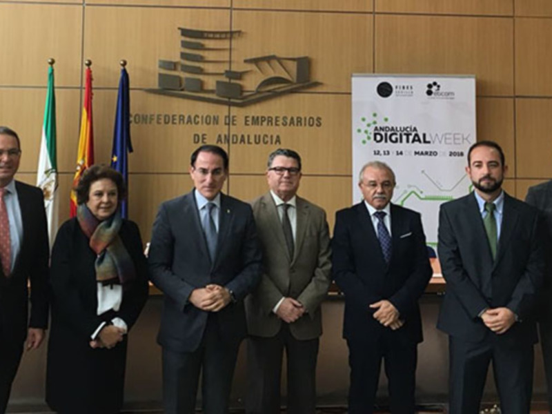 Fernando Rodríguez del Estal, ha presentado el evento anual de la Economía Digital Andaluza que se celebrará en FIBES los días 12, 13 y 14 de marzo