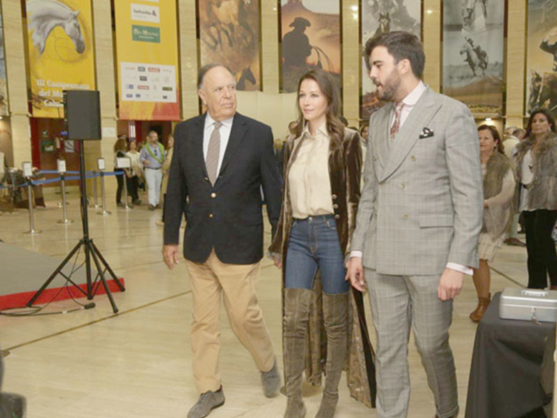 Los Marqueses de Griñón, visitaron el salón Internacional del Caballo