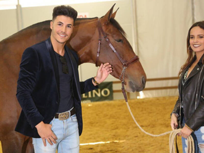 Gloria Camila y su novio, Kiko, acudieron como invitados al salón Internacional del Caballo