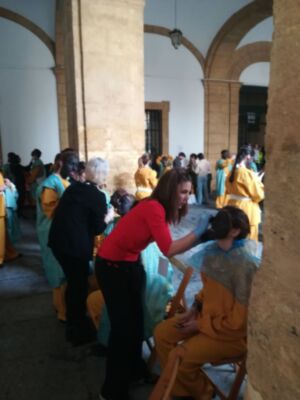 La Academia de Peluquería y Estética José María, maquilladora de la cabalgata de Reyes de Sevilla.