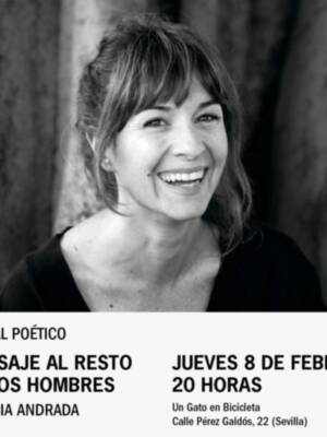 Patricia Andrada recitará por primera vez su poemario al resto de los hombre en la Librería Un Gato en Bicicleta
