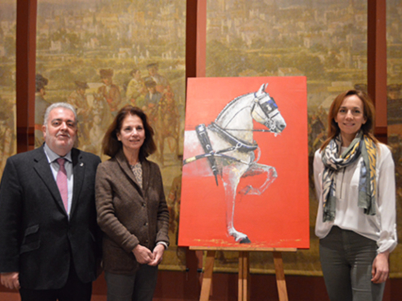 ‘Luciendo’, obra elegida para representar la XXXIII Exhibición de Enganches de Sevilla
