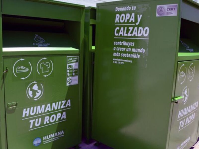 Humana Fundación Pueblo para Pueblo recogió en Chipiona durante 2017 casi 30.000 kilos de ropa, calzado y textil de hogar usado
