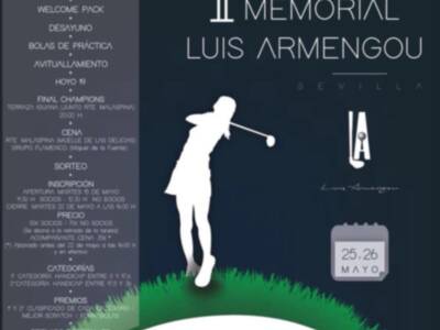 El próximo 25 y 26 de mayo se celebra el II MEMORIAL LUIS ARMENGOU