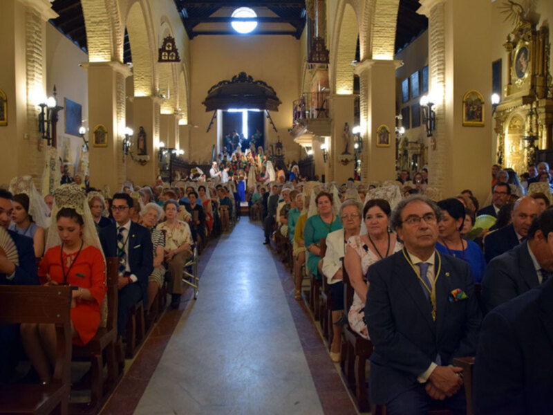 Alcalá del Río celebró la Festividad de la Santa Cruz junto con la Solemnidad acostumbrada.