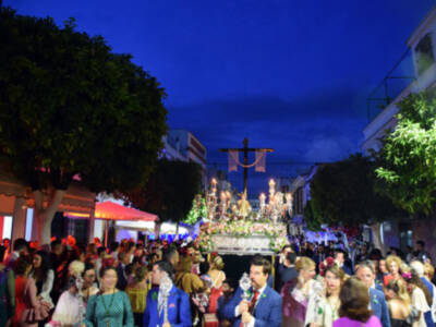 Fiesta de la Santa Vera-cruz en Alcalá del Río de la Provincia de Sevilla.
