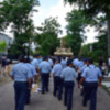Procesión del Corpus Christi en el cuartel del Aviación de tablada.