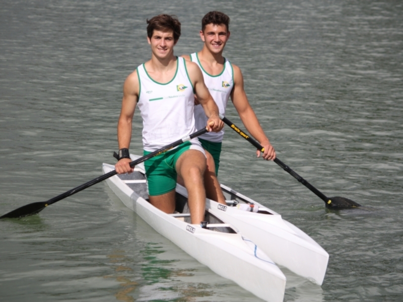 Gonzalo Moreno y Cayetano García de la Borbolla, dos debutantes con la selección española de piragüismo