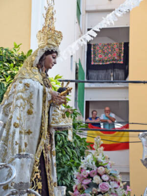 El barrio de las Huerta rinde devoción a la Virgen del Carmen.