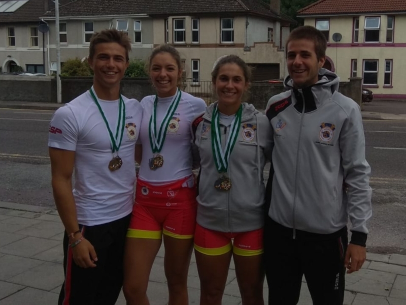 Cinco medallas para el remo andaluz con España en la Copa de la Juventud