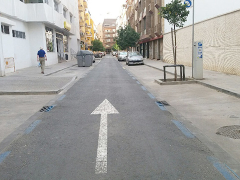 Confusión en la señalización de la calle Virgen de Begoña