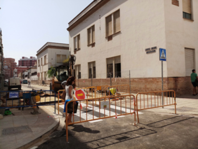 Continúa cerrada al tráfico la calle Pedro Pérez Fernández de Los Remedios