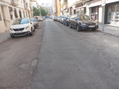 La calle Miño a la espera de una mejora del pavimento