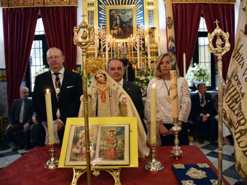La Delegación de la RLNE en Sevilla participó en los actos de la festividad de la Primitiva y Real Hermandad de la Divina Pastora y Santa Marina.