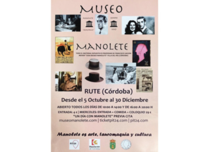 Es una exposición itinerante en la que un equipo de expertos ha seleccionado los mejores recuerdos de Manolete