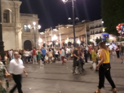 Centro y casco histórico colapsados