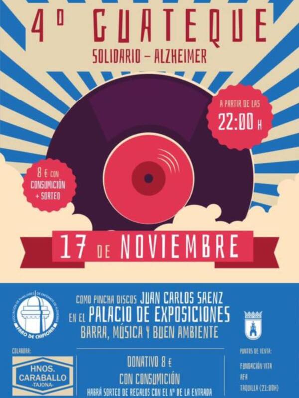 AFA Chipiona y Fundación Vita proponen un encuentro con la mejor música de las últimas décadas en su Guateque Solidario