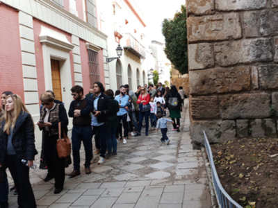 La Catedral de Sevilla recibió en el año 2018 un total de 2.100.000 visitantes y el Real Alcázar 1.900.000.