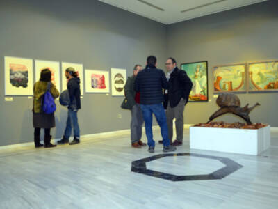 Exposición de pintura y escultura en el Ateneo sevillano.