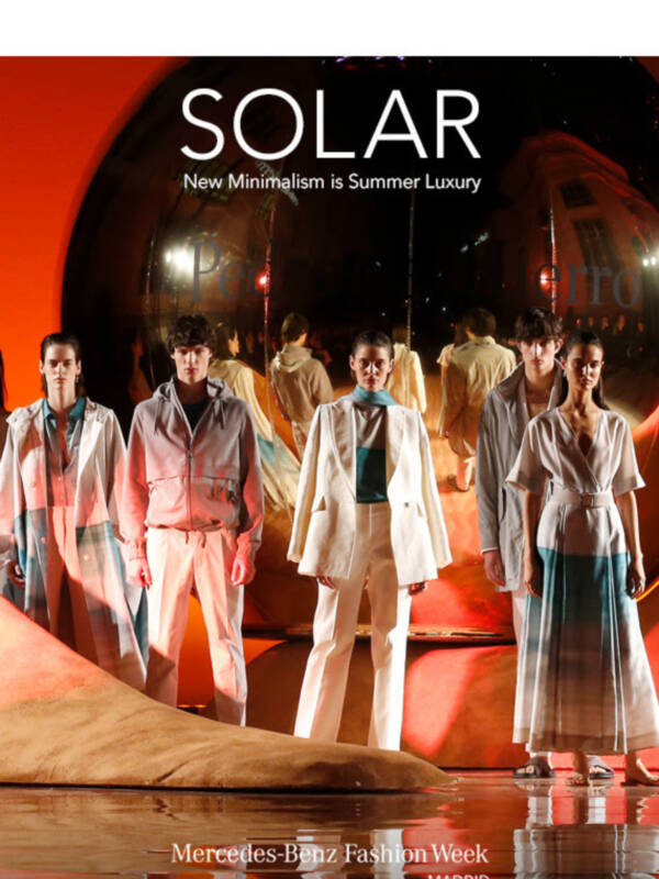 Pedro del Hierro desfila en la MBFWM por tercera vez consecutiva para presentar la nueva colección Primavera-Verano 2019