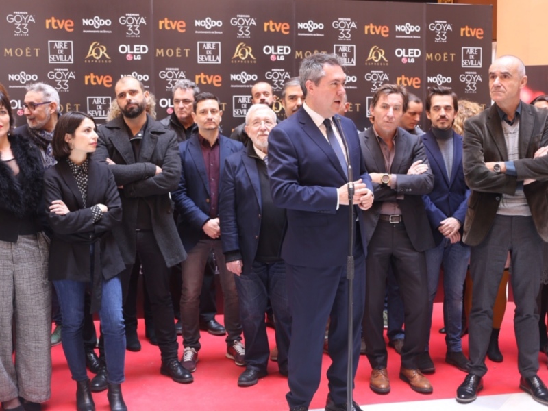 El Ayuntamiento de Sevilla reconoce a los nominados andaluces a los Premios Goya