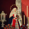 En cuaresma la santísima Virgen de la Esperanza se vistió de Hebrea.