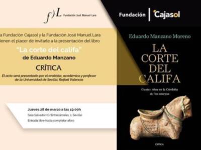 Días 28 y 29 de marzo: A las 19,00 horas, presentación del libro ‘La corte del califa’, de Eduardo Manzano Moreno (editorial Crítica),