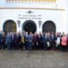 Acto de izado solemne de Bandera en reconocimiento a empresarios del sector turístico de Sevilla.