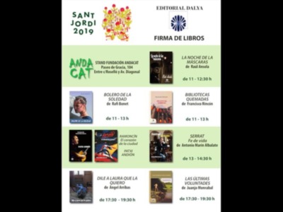 La Editorial Andaluza Dalya Presentará Oficialmente El Día de Sant Jordi en Barcelona.