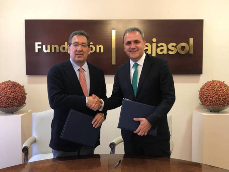 La Fundación Cajasol y la Fundación Aro mantienen su apuesta y compromiso con las escuelas de baloncesto