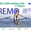 La tercera regata de la Copa de Andalucía de remo, en La Cartuja
