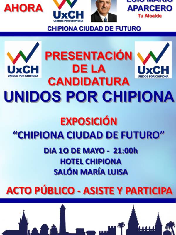 Unidos por Chipiona presenta su candidatura el próximo 10 de mayo