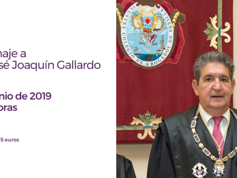 Homenaje a don José Joaquín Gallardo Rodriguez, este jueves .