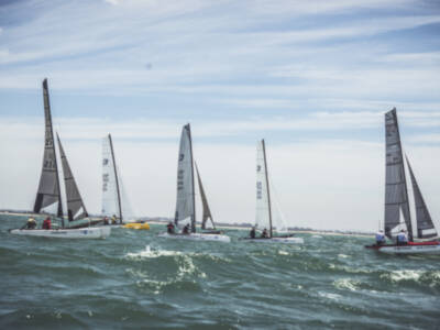 Antonio Limón del CAND se impone en el andaluz de Catamarán celebrado en el campo de regatas chipionero
