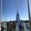 La Bandera Azul de los Mares Limpios de Europa ondea un año más en el puerto deportivo de Chipiona