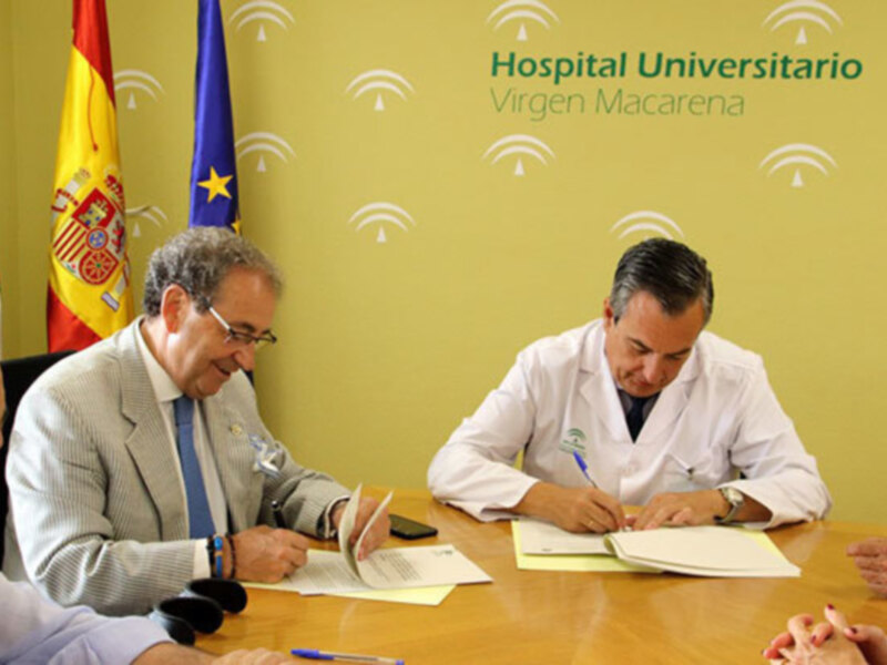 El Hospital Universitario Virgen Macarena y la Hermandad apoyan y fomenta iniciativa social Sin ánimo de lucro a paciente y familiares.