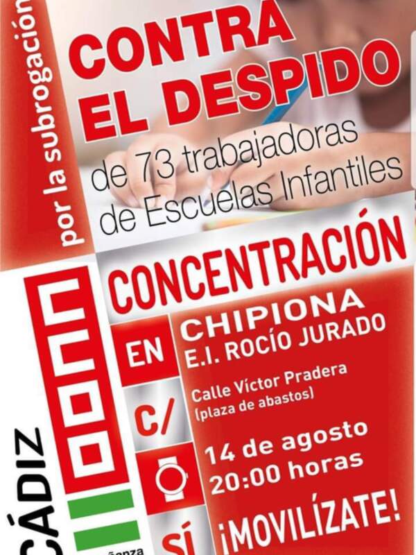 La Flampa Marielo apoya la movilización por la continuidad de las trabajadoras de la Escuela Infantil Rocío Jurado