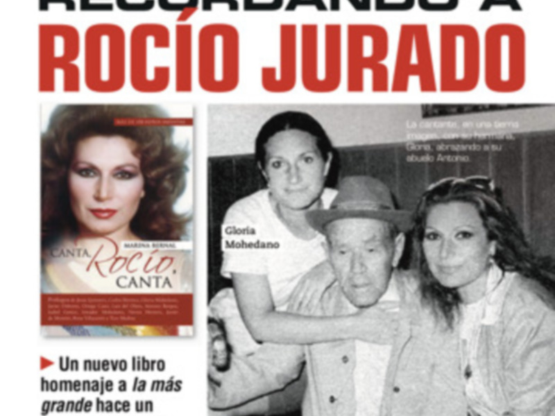 Un nuevo libro homenaje a la cantante Rocío Jurado.