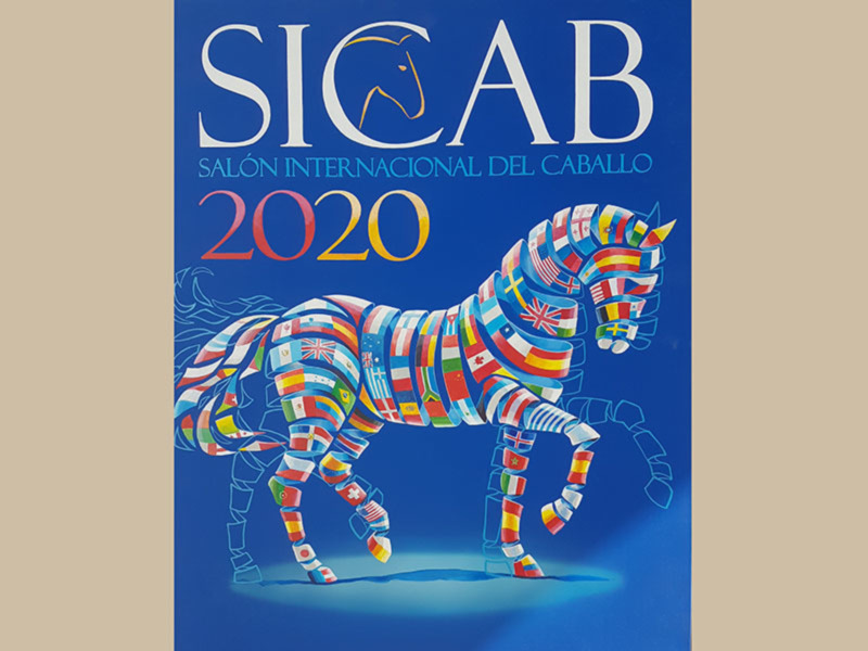 Ángel García Palacio, ganador del concurso del cartel del Salón Internacional del Caballo, SICAB 2020